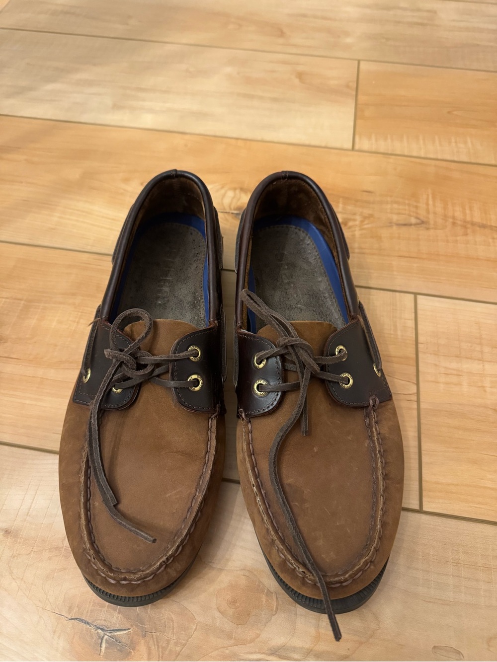 Sperry Brown Leather Boat Shoes